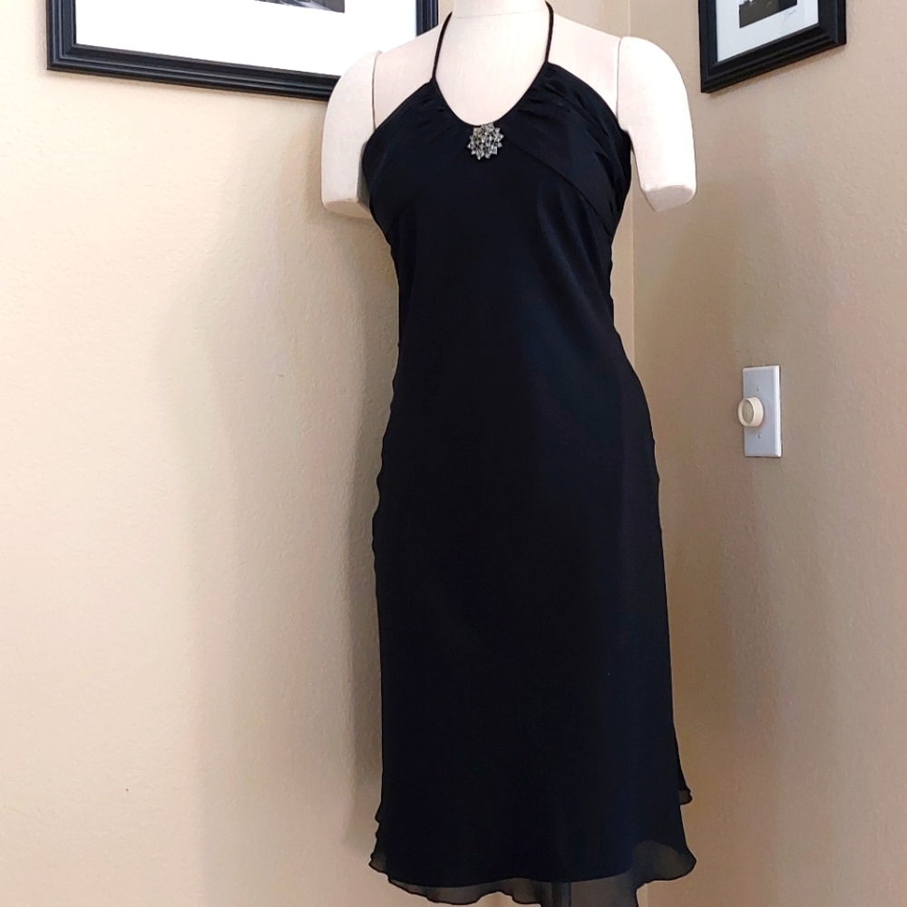 SIZE 10 Black Cocktail Dress